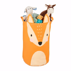 Relaxdays 4052025449988, Panier de rangement, Noir, Crème, Orange, Rose, Rond, Coton, Polyester, Image, Chambre d'enfant