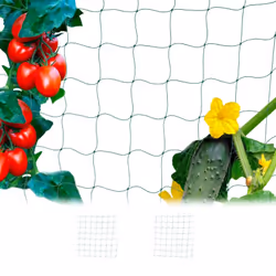 Avec ce filet à grandes mailles en lot de 2, vous pouvez offrir à vos plantes grimpantes le soutien nécessaire à leur croissa ...