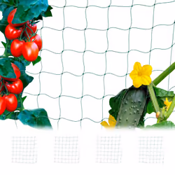 Avec ce filet à grandes mailles en lot de 4, vous pouvez offrir à vos plantes grimpantes le soutien nécessaire à leur croissa ...