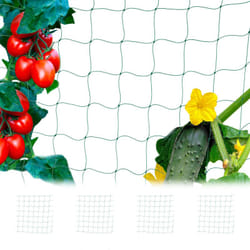 Relaxdays - Filet tuteur pour plantes grimpantes ou potager, lot de 4, filet maille 10 cm, balcon ou jardin, 180 x 360 cm, vert