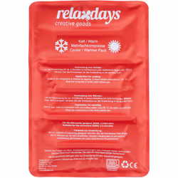 Cette poche de gel peut être utilisée aussi bien pour recevoir un effet froid qu’un effet chaud, elle est ainsi très pratique ...