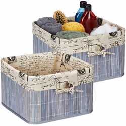 Rangez et organisez votre intérieur avec style et méthode grâce à cette boîte de rangement en bambou. Déposez vos petits obje ...