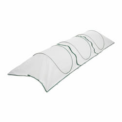 Relaxdays - Tunnel de croissance pliable, système « pop up », 3,5 m, filet antiparasitaire, pour légumes et fraises, blanc