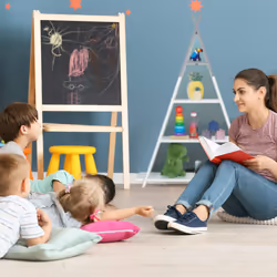 Meuble de rangement pour enfants, 4 compartiments, bibliothèque, h x l x p : 107 x 76 x 27 cm, blanc - gris - Relaxdays