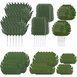 Avec ce lot de 72 feuilles de palmier artificielles, vous créez une vraie ambiance de jungle tropicale chez vous. Le lot se c ...