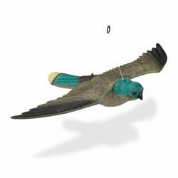 Relaxdays faucon anti-pigeon, à suspendre, effaroucheur oiseaux, pour jardin, balcon, en plastique, multicolore