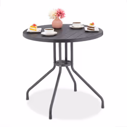 Profitez pleinement de l’été avec cette belle table de jardin ! Cette table ronde peut accueillir jusqu’à 4 personnes pour un ...