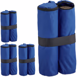 Vous ne savez pas comment fixer votre tente de manière sûre, même sur des sols durs ? Alors ce lot de 4 sacs de lestage est f ...