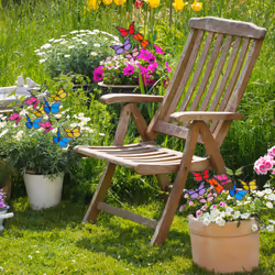 Relaxdays - Reaxdays Piquet décoratif pour le jardin, lot de 72, hauteur : 31 cm, déco extérieure, tige en métal, pvc, multicolore - Vue supplémentaire 4