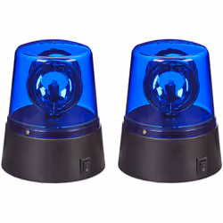 Faites de votre prochaine soirée une fête à ne jamais oublier avec ce lot de 2 gyrophares bleus. Une ambiance de folie est ga ...