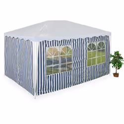 Grâce à ce lot de 2 parois latérales, faites de votre pavillon un petit îlot protégé dans votre jardin. Les parois latérales ...