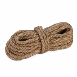 Botte de ficelle en jute, biodégradable, longueur : 40 m, épaisseur : 8 mm, jardinage, emballage, nature - Relaxdays
