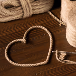 2 bottes de ficelle en jute (chacune 10 m), biodégradable, bricolage, emballage, jardin, nature - Relaxdays