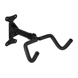 Relaxdays - Support mural vélo, pliable, pour cave et garage, supporte jusqu'à 30 kg, hlp : 18x27x36 cm, porte-vélo, noir