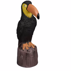 Ajoutez une touche exotique à votre jardin, terrasse ou balcon avec cette statue décorative représentant un toucan perché sur ...
