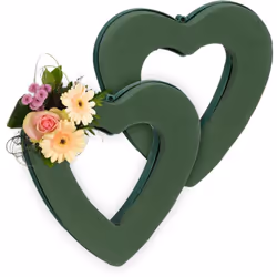 Grâce à ce lot de 2 mousses florales en forme de cœur, réalisez de superbes compositions florales pour le prochain mariage ou ...