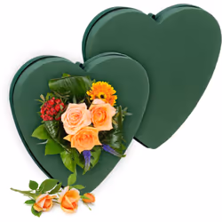 Grâce à ce lot de 2 mousses florales en forme de cœur, réalisez de superbes compositions florales pour le prochain mariage ou ...