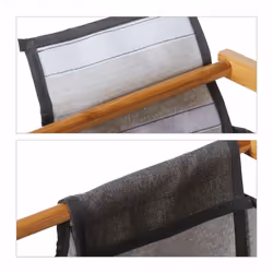 Meuble à linge, étagère avec 3 niveaux, sac amovible, hlp : 80 x 100 x 32 cm, salle de bain, nature - Relaxdays - Vue supplémentaire 7