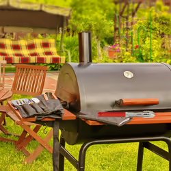 Relaxdays - Pince à barbecue, lot de 3, acier inoxydable, manche antidérapant, 40 cm de long, cuisine, grillades, coloré