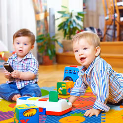 Relaxdays - Tapis de jeu, design végétal, 9 pièces, mousse eva sans substances nocives, 86x86 cm, chambre enfant, coloré