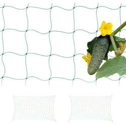 Relaxdays - Tuteur pour plantes, filet en lot de 3, en plastique, pour vos concombres ou tomates, 180 x 500 cm, vert
