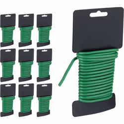 Si vous souhaitez aider vos plantes à pousser de manière optimale lors de leur croissance, ce lot de 10 rouleaux de fil de fe ...