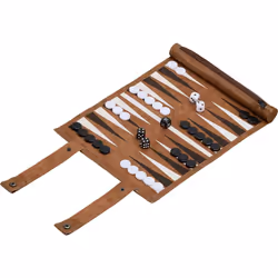 Vos vacances approchent et vous cherchez un jeu de société pratique pour le voyage ? Alors ce backgammon est fait pour vous ! ...