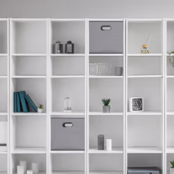 Relaxdays - Boîtes de rangement, lot de 2, pliables, h x l x p : 32 x 33 x 33 cm, caisses pliables, lin, gris