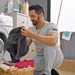 Meuble à linge, capacité 30 l, cadre en bambou, sac polyester, h x l x p : 60 x 39 x 30 cm, gris et nature - Relaxdays