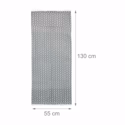 Protection de machine à laver avec poches, polyester, housse lave-linge, sèche-linge, frigo, gris - crème - Relaxdays - Vue supplémentaire 4