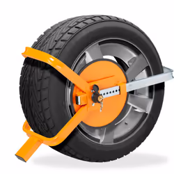 Cette griffe de roue robuste est l’accessoire idéal pour protéger au maximum votre véhicule de vols éventuels. Cet antivol es ...