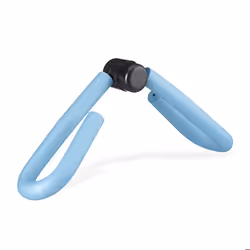 Relaxdays Appareil de musculation pour cuisses bras & jambes accessoire polyvalent adducteurs petite presse bleu