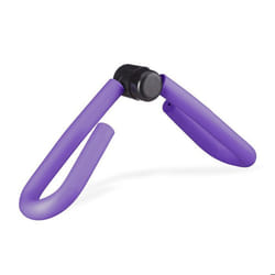 Relaxdays Appareil de musculation pour cuisses bras & jambes accessoire polyvalent adducteurs petite presse violet
