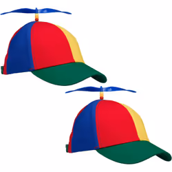 Cette casquette à hélice est l'accessoire idéal pour le carnaval, les fêtes à thème années 90, ou simplement pour se démarque ...