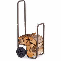 Transportez dorénavant facilement et rapidement votre bois de chauffage d’un point A à un point B grâce à ce chariot pratique ...