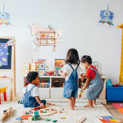 Rangement licorne pour enfants, 2 compartiments ouverts, mural, HxLxP : 54,5x66x13 cm, meuble à étagères, rose - Relaxdays