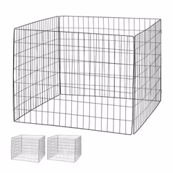 Relaxdays Composteur de jardin en métal lot 3 560 litres acier H x L x P : 70 x 90 x 90 cm noir