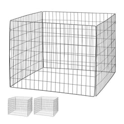 Relaxdays Composteur de jardin en métal lot 3 560 litres acier H x L x P : 70 x 90 x 90 cm noir