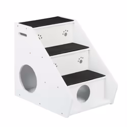 Votre boule de poils aime passer du temps sur le canapé ou sur le lit ? Alors cet escalier pliable à 3 marches est l’accessoi ...