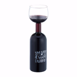 Relaxdays 4052025474805, Verre de vin rouge, Verre tulipe, Verre, Transparent, Image, 750 ml