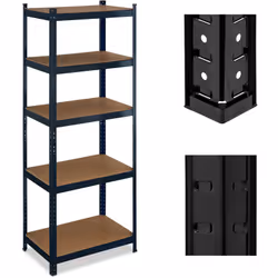 Cette étagère à charge lourde pratique offre un espace de rangement spacieux pour mettre plus d'ordre à votre intérieur ! Ce ...