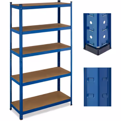 Cette étagère à charge lourde pratique offre un espace de rangement spacieux pour mettre plus d'ordre à votre intérieur ! Ain ...