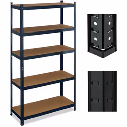 Cette étagère à charge lourde pratique offre un espace de rangement spacieux pour mettre plus d'ordre à votre intérieur ! Ain ...