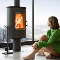 Relaxdays - Couverts de cheminée, lot de 5 pièces, tisonnier, pelle & balai à cendres, pince, support, pour poêle, noir