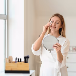 Relaxdays - Organiseur en bambou, 4 pièces, fournitures de bureau, cosmétiques, pour bureau, salle de bain, nature - noir