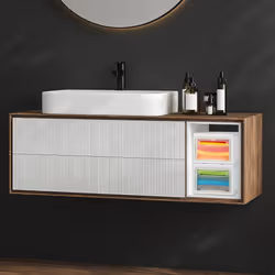 Relaxdays - Lot de 4 boîtes de rangement, empilables, 31 l, couvercle & porte semi-transparente, en plastique, blanc