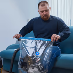 Sacs sous vide, lot de 6, housses de rangement xl, vêtements & couvertures, sachets à aspirer, transparent - Relaxdays