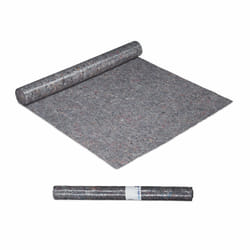 Relaxdays - Non-tissé, 2 rouleaux de protection, 1x10 m, antidérapant, étanche, 200g/m², pour peinture, déménagement, gris
