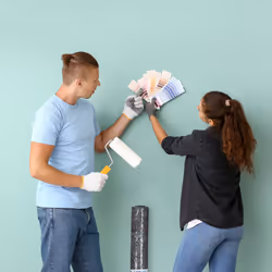 Relaxdays - Non-tissé, 2 rouleaux de protection, 1x10 m, antidérapant, étanche, 200g/m², pour peinture, déménagement, gris