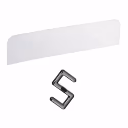 Tablette de lit, mini table de chevet à coller, couchage mezzanine, HxLxP: 8,5x30x15,5 cm, plastique, noir - Relaxdays - Vue supplémentaire 7